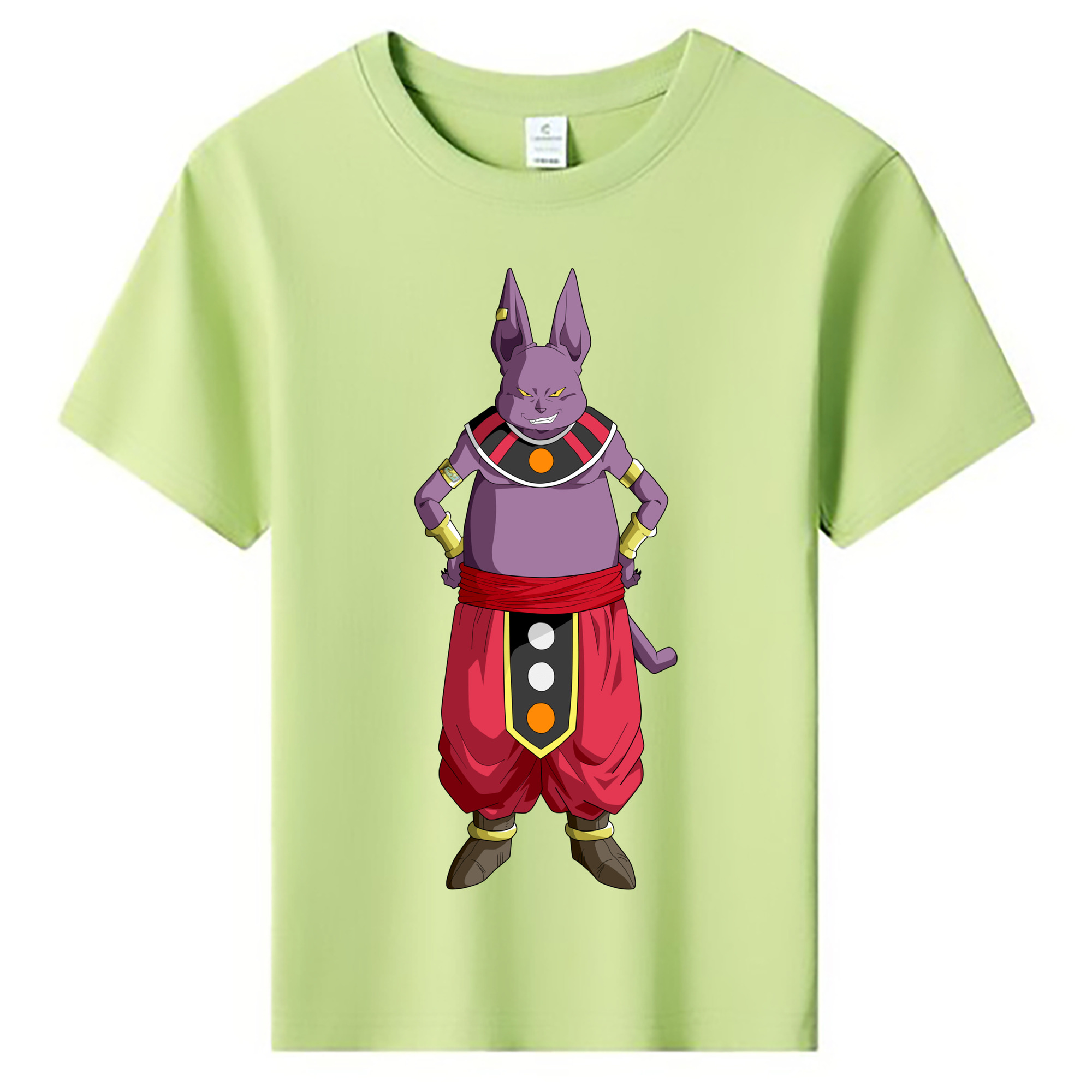 （画像用） ドラゴンボール シャンパ DRAGON BALL Champa 綿100％キッズTシャツ（フロントプリント）